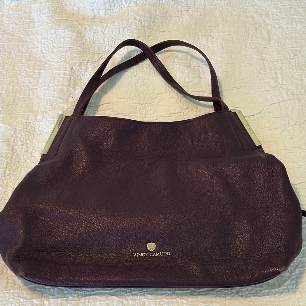 Vince Camuto Deep Purple Shoulder Bag
